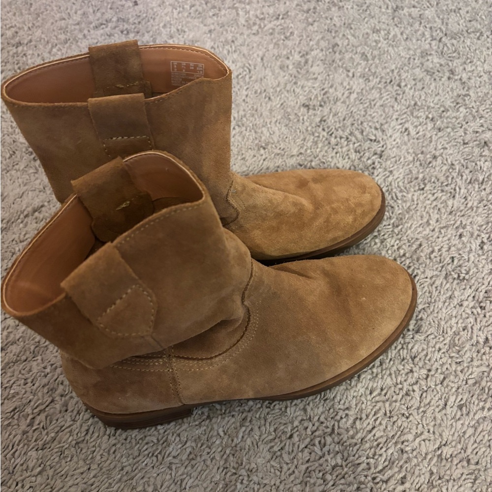Clanks Suede Ankle Booties
